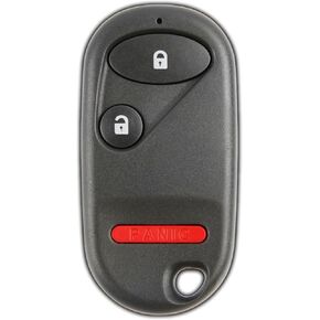 KeylessOption Key Fob Replacement for 2001 2002 2003 2004 2005 2006 2007 Honda Civic Pilot Remote, 3-Button NHVWB1U523, Programming Guide Included