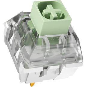 Box Jade Switches for Mechanical Gaming Keyboard DIY, 3pin 50gf Clicky,Compatible for 5pin RGB/SMD hot swappable. (Jade 30PCS)