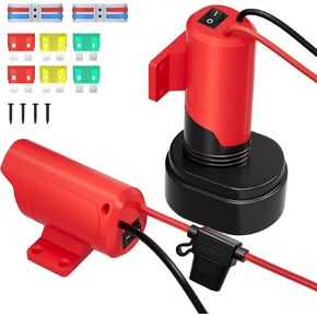 محول بطارية M12 لمحول ميلووكي 12 فولت محول بطارية عجلات الطاقة 14 سلك قياس مع الصمامات والموصلات لشاحنات RC ذاتية الصنع ألعاب الروبوتات in Kuwait