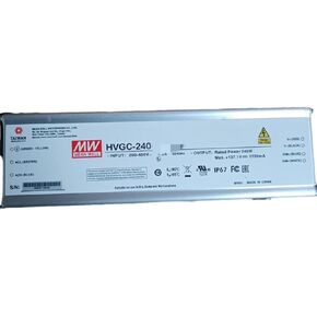 Mean Well HVGC 240W 1400mA LED Driver HVGC-240-1400B AC-DC Constant Current Voltage Switching Power Supply Converter Transformer with IP67 PFC 3 in 1 Dimming