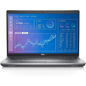 Dell Precision 5560 Mobile Workstation 15.6" 32GB 1TB SSD Core™ i9-11950H 2.60GHz Win10H, Gray (Renewed)