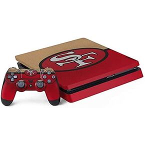 Skinit Skinit Gaming Gaming Skin متوافق مع حزمة PS4 Slim - NFL San Francisco 49ers تصميم عتيقة