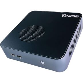 Shinobi Mini PC Computer | 4K Streaming Media Center + Mini Gaming PC | AMD Ryzen 7 (8-Core) + Radeon Vega 7 iGPU | 16GB DDR4 RAM | 512GB NVME SSD | Wi-Fi 6 + BT | Windows 11 Pro