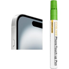Black Titanium Touch Up Paint for iPhone 16 Pro/16 Pro Max, Phone Side Paint Scratch Repair, Quick & Easy Solution to Repair, Scratch Remover Pen with 1PC Replacement Pen Nib