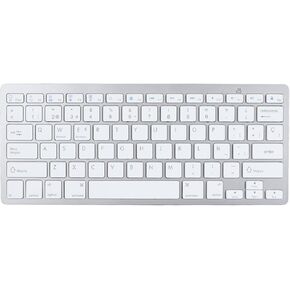 Diyeeni Bilingual Keyboard Portable Thin for German French Spanish Italian Keyboard, Bluetooth Keyboard Compatible with iOS, Android, Windows, OS (Spanish QWETZ Layout)