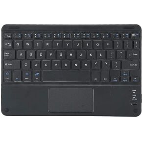 Bluetooth Keyboard, 9-inch Ultra-Thin Bluetooth Keyboard with touchpad Scissor Foot Design, with Full Keys and FN Media Keys, Built-in Protective Cover to The