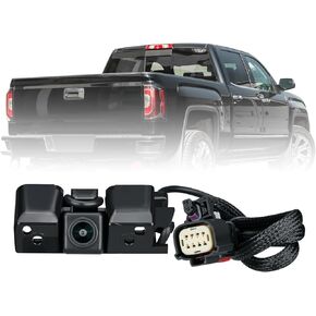 الكاميرا الخلفية Cameraup متوافقة مع Chevy Silverado 2016 2017 2018 2019 GMC Sierra 1500 2500 3500 عرض خلفي مناسبة للباب الخلفي للبثل# 84062896