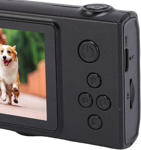 الكاميرا الرقمية ZOPSC للتصوير الفوتوغرافي ، 50MP 1080p HD Camera Vlog Camera ، كاميرا فيديو بدون مرآة للسفر للمراهقين (أسود) in Kuwait