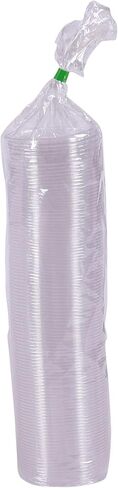 ECO PRODUCTS Compostable Clear Green PLA Plastic Portion Cup Lids, Case of 2000, Veridian, Fits 2-4oz Food Containers, Renewable Plant-Based, Disposable, ASTM Compliant, BPI-Certified in Saudi Arabia