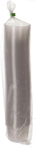 ECO PRODUCTS Compostable Clear Green PLA Plastic Portion Cup Lids, Case of 2000, Veridian, Fits 2-4oz Food Containers, Renewable Plant-Based, Disposable, ASTM Compliant, BPI-Certified in Saudi Arabia
