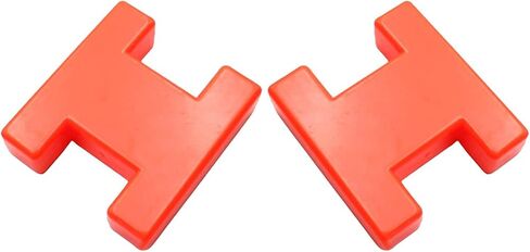 2pcs إكسسوارات عوامة العوامة Red H Block ، معالجة طولها 2 بوصة لسمك الصيد الكارب in Saudi Arabia