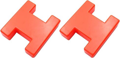 2pcs إكسسوارات عوامة العوامة Red H Block ، معالجة طولها 2 بوصة لسمك الصيد الكارب in Saudi Arabia