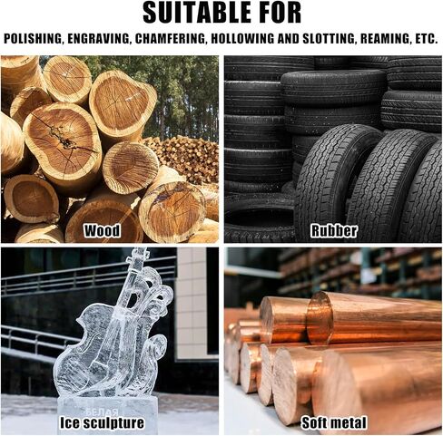 5PCS Wood Carving Disc Set for 4" or 4 1/2" Angle Grinder with Wrench, Stump Tool Grinding Wheel Disc with 7/8" Bore, Woodworking Sanding Disc Wheel Attachments for Cutting Shaping Carving Polishing in Saudi Arabia