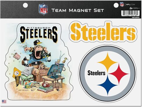 Rico Industries NFL Football Cleveland Browns Gary Patterson The Fan Team Magnet Set 8.5" x 11" - Home Décor - Regrigerator, Office, Kitchen in Saudi Arabia