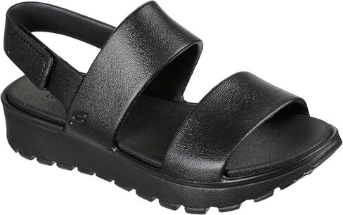 صندل نسائي من Skechers بتصميم Footsteps-Molded بحزام مزدوج in Saudi Arabia