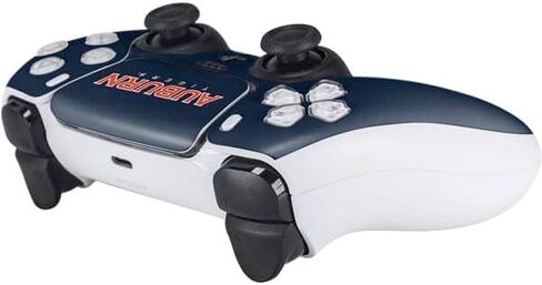 Skinit Decal Gaming Skin Compatible with PS5 Controller - Officially Licensed Auburn University Logo Blue Design in Saudi Arabia