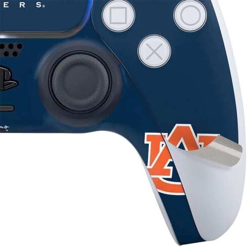 Skinit Decal Gaming Skin Compatible with PS5 Controller - Officially Licensed Auburn University Logo Blue Design in Saudi Arabia