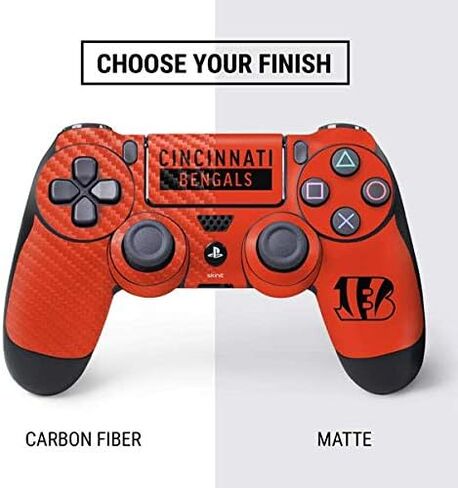 Skinit Skinit Gaming Gaming Contincler مع وحدة تحكم PS4 - NFL Cincinnati Bengals Performance Series Design in Saudi Arabia