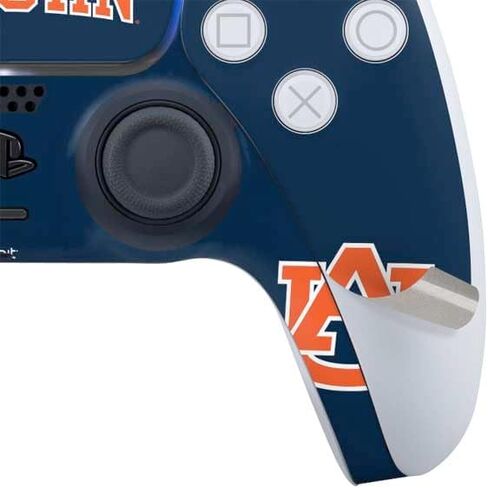 Skinit Decal Gaming Skin Compatible with PS5 Controller - Officially Licensed Auburn University Logo Blue Design in Saudi Arabia