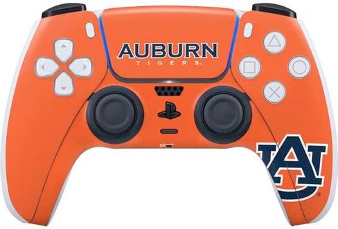 Skinit Decal Gaming Skin Compatible with PS5 Controller - Officially Licensed Auburn University Logo Blue Design in Saudi Arabia