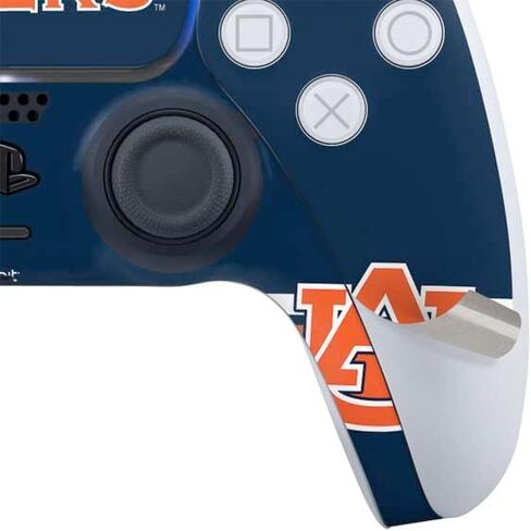 Skinit Decal Gaming Skin Compatible with PS5 Controller - Officially Licensed Auburn University Logo Blue Design in Saudi Arabia