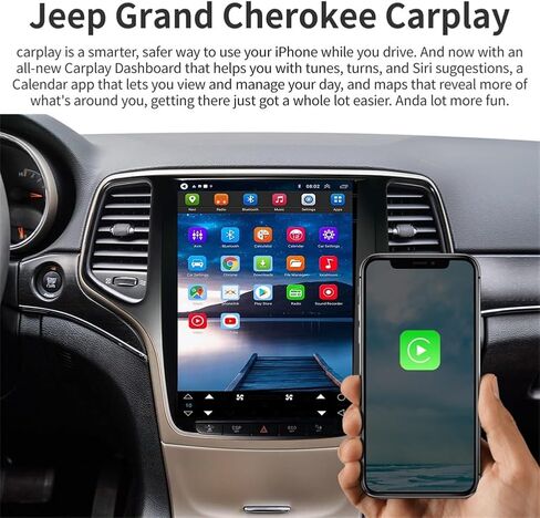 التنقل الكبير في شاشة اللمس لجيب جراند شيروكي 2014 إلى 2017 من 2G+32G in Saudi Arabia