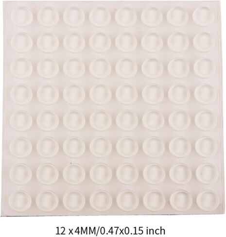 Nail Protection Silicone Keyboard Stickers for Typing, Protective Nail Keyboard Stickers, Keyboard Stickers for Long Nails, 12x4mm 64pc in Kuwait