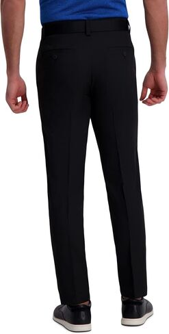 Haggar Men's Cool Right Performance Flex Straight Fit Flat Front Pant-reg. and Big & Tall in Saudi Arabia