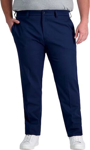 Haggar Men's Cool Right Performance Flex Straight Fit Flat Front Pant-reg. and Big & Tall in Saudi Arabia