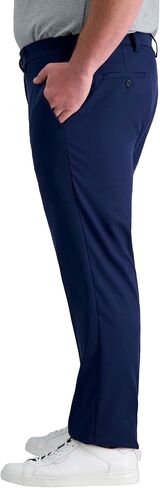 Haggar Men's Cool Right Performance Flex Straight Fit Flat Front Pant-reg. and Big & Tall in Saudi Arabia