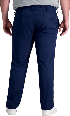 Haggar Men's Cool Right Performance Flex Straight Fit Flat Front Pant-reg. and Big & Tall in Saudi Arabia