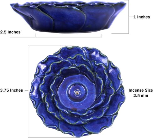 Hosley's Wood Farmhouse Incense Tower with 20 Incense Sticks - 12" High. Ideal Gift for Aromatherapy, Zen, Spa, Vastu, Reiki Chakra Votive Candle Garden Settings. Bulk Buy O4 in Kuwait