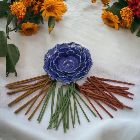 Hosley's Wood Farmhouse Incense Tower with 20 Incense Sticks - 12" High. Ideal Gift for Aromatherapy, Zen, Spa, Vastu, Reiki Chakra Votive Candle Garden Settings. Bulk Buy O4 in Kuwait