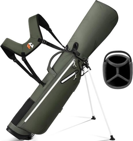 Lightweight Golf Stand Bag, Durable 4-Way Full-Length Dividers with Dual Straps & Stand Golf Carry Bag,Navy in Saudi Arabia