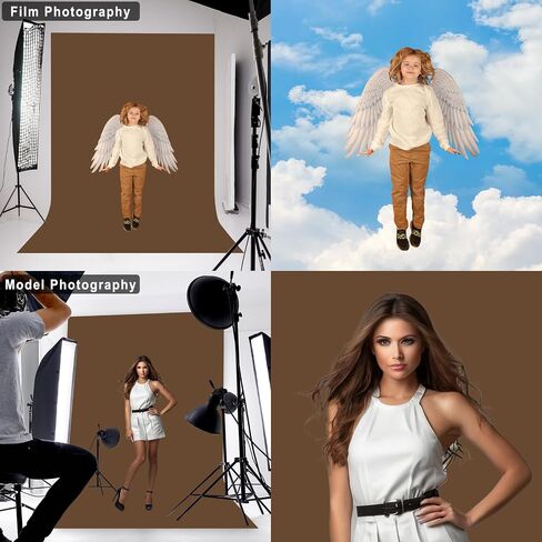White Photography Backdrop for Photoshoot, Fabric, 5x7 FT in Saudi Arabia