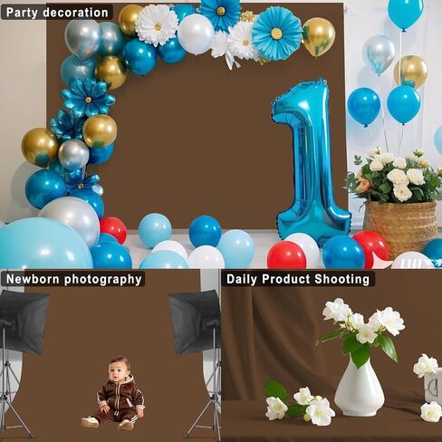 White Photography Backdrop for Photoshoot, Fabric, 5x7 FT in Saudi Arabia