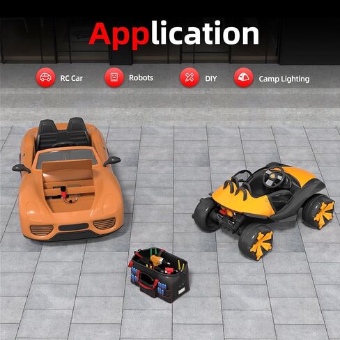 محول بطارية M12 لمحول ميلووكي 12 فولت محول بطارية عجلات الطاقة 14 سلك قياس مع الصمامات والموصلات لشاحنات RC ذاتية الصنع ألعاب الروبوتات in Kuwait