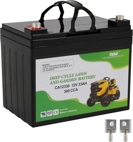 بطارية Casil Lawn & Garden AGM ، 12V 300CCA BCI Group U1 بطارية Cub Cadet ، John Deere ، Toro ، Craftsman ، TCA25015 ، 163465 in Kuwait
