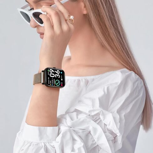 Mesh Metal 22mm Watch Band متوافق مع IDW19 ، IDW13 ، IDW16 Smartwatch ، حزام بديل سريع لإصدار الفولاذ المقاوم للصدأ المغناطيسي لـ Fitpolo IDW13/Toobur IDW16/IDW20/IDW19 للغاية IDW19 in Kuwait
