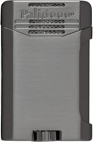 Palió Pro Line, Antares Doublejet Torch Lighter. Side Squeeze Ignition, Metalic Body, Color Tinted Fuel Window (Gunmetal) in Kuwait