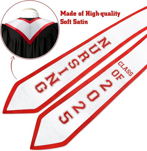 Vansolinne 2024 Nurse Graduation Stole Class of 2024 Nursing School Graduate Sash Nurse RN Graduation Gift Idea in Kuwait