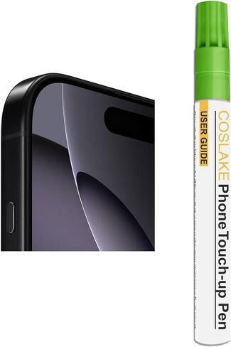 Black Titanium Touch Up Paint for iPhone 16 Pro/16 Pro Max, Phone Side Paint Scratch Repair, Quick & Easy Solution to Repair, Scratch Remover Pen with 1PC Replacement Pen Nib in Kuwait