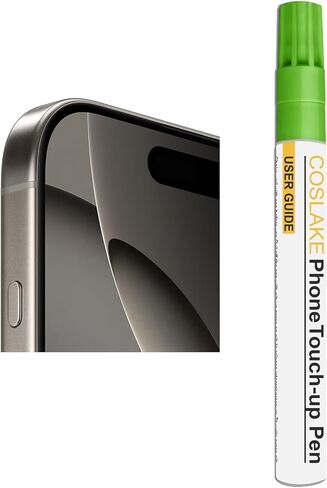 Black Titanium Touch Up Paint for iPhone 16 Pro/16 Pro Max, Phone Side Paint Scratch Repair, Quick & Easy Solution to Repair, Scratch Remover Pen with 1PC Replacement Pen Nib in Kuwait