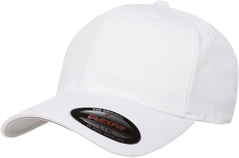 Joe's USA V-Flexfit 5001 Fitted Cotton Twill Cap in 8 Colors - Blank, Bulk Flexfit Caps in Saudi Arabia