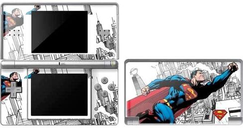 Skinit Decal Gaming Skin Compatible with DS Lite - Officially Licensed Warner Bros Superman Super Speed Design in Saudi Arabia