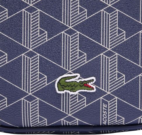 Lacoste Vertical Camera Bag, Noir Blanc in Saudi Arabia