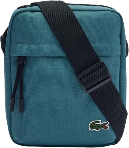 Lacoste Vertical Camera Bag, Noir Blanc in Saudi Arabia