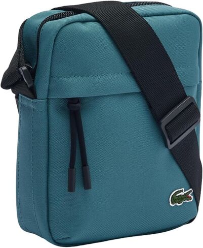 Lacoste Vertical Camera Bag, Noir Blanc in Saudi Arabia