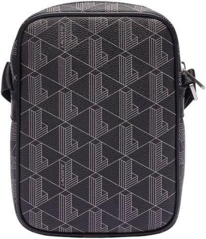 Lacoste Vertical Camera Bag, Noir Blanc in Saudi Arabia