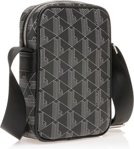 Lacoste Vertical Camera Bag, Noir Blanc in Saudi Arabia